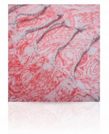 Палантин Женский ZW-INK.SKETCH/CORAL